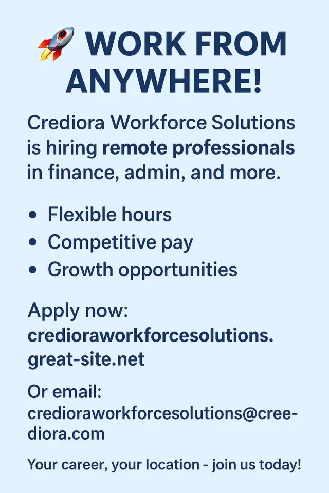 Your Career, Your Terms  Join Crediora Today!