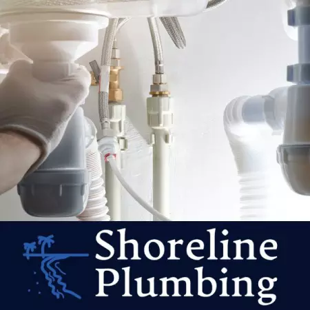 Shoreline plumbing preparing for the start and end of their shifts