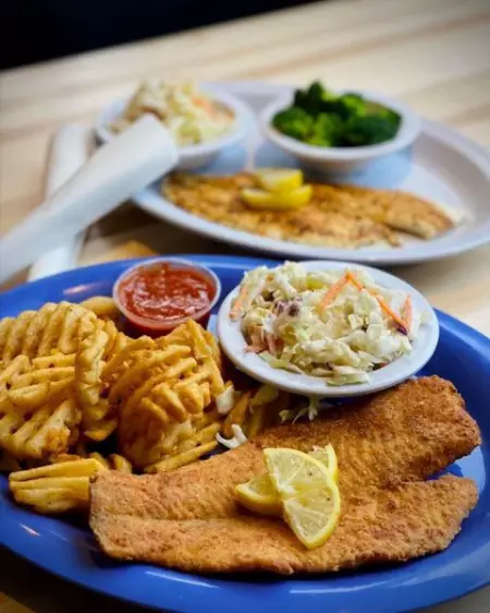 Fish fry grill meal