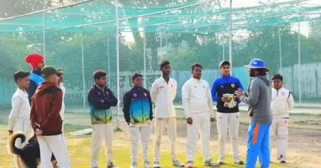 Chandra Cricket Academy situated  BPMG Inter College Ground, Mandhana, Kanpur, Utt