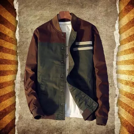 This Worksmen Bomber Jacket features a classic baseball collar which co