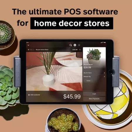 Discover the POS for home decor stores designed for both in-store and online sales
 Sel