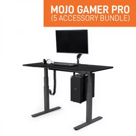  Mojo Gamer Pro - the top-reviewed adjustable height standing desk. Sit. S